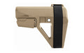 SB Tactical, SBA5, Pistol Stabilizing Brace, Fits AR Carbine Extension, Flat Dark Earth, 5 Position Adjustable, Includes Adjustable Nylon Strap