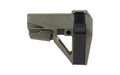 SB Tactical, SBA5, Pistol Stabilizing Brace, Fits AR Carbine Extension, Olive Drab Green, 5 Position Adjustable, Includes Adjustable Nylon Strap