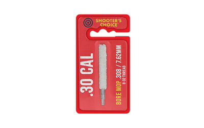 Shooter's Choice, Shooters Choice, Mop, 3", For .30 Cal, 8-32 Threads
