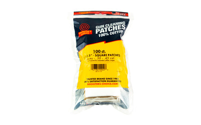 Shooter's Choice, Shooters Choice Cleaning Patch, 2.5", 100 Pack