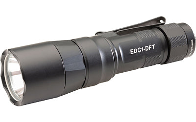 Surefire, Everyday Carry Light (EDC-1-DFT), Dual-Fuel Turbo, Flashlight, 650 Lumens, Anodized Finish, Black