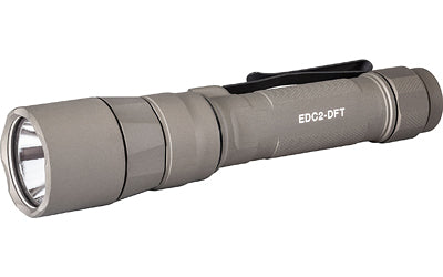 Surefire, Everyday Carry Light (EDC-2-DFT), Dual-Fuel Turbo Flashlight, 700 Lumens, Anodized Finish, Tan
