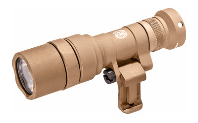 Surefire, M340C Scout Pro Flashlight, LED, 500 Lumens, Tan Finish, 1913 Picatinny Mount installed, MLOK Mount included, Z68 On/Off Tailcap