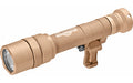 Surefire, M640U Scout Pro Flashlight, LED, 1000 Lumens, Tan Finish, 1913 Picatinny Mount installed, MLOK Mount included, Z68 On/Off Tailcap