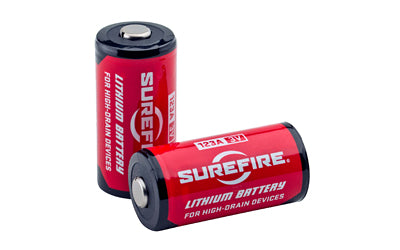 Surefire, Fishbowl Battery Display, CR123A Lithium, 65 Pairs, Red