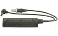 Surefire, Remote Dual Switch for Weaponlights, ATPIAL Laser Device, 7" Cable, Fits  Millennium Universal, Classic Universal, Scout Light, and X-Series with XT Socket, Momentary-On Pressure Pad and Constant-On Press Switch, 2 Plugs, Black