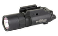 Surefire, X300-B Turbo, Weapon Light, White LED, 650 Lumens, 66,000 Candela, Fits Picatinny and Universal, Thumbscrew Attachment, For Pistols, Matte Finish, Black, 2x CR123 Batteries Included