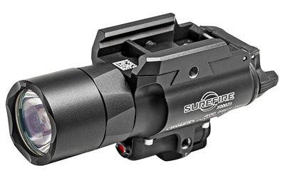 Surefire, X400 LED Weapon Light and Laser, Pistol, 1000 Lumens, White Light Output with Red Laser, Picatinny, Black