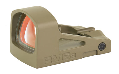 Shield Sights, RMS2, Glass Edition, Reflex Sight, Non Magnified, Fits RMS Footprint, 4 MOA, Flat Dark Earth