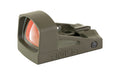 Shield Sights, RMSc, Glass Edition, Red Dot Sight, Non Magnified, Fits RMSc Footprint, 4 MOA, Olive Drab Green