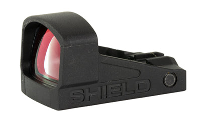 Shield Sights, SHIELD Mini Sight, Compact, Glass Edition, Red Dot Sight, Non Magnified, Fits SMSc Footprint, 8 MOA Dot, Black