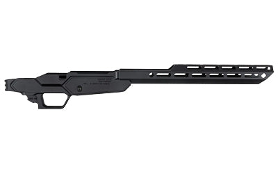 Sharps Bros., Heatseeker Chassis, Fits Ruger American Ranch (AR Magazine Fed), Cerakote Finish, Black, 1913 Rail Interface