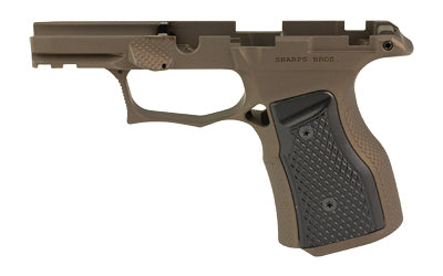 Sharps Bros., Gen 3 Grip Module, Fits Sig P365 X/XL with Manual Safety, Anodized Finish, Bronze, Black Grips