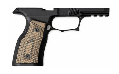 Sharps Bros., Gen 3 Grip Module, Fits Sig P365 X-Macro, Anodized Finish, Black, G10 Hyena Gunner Grips