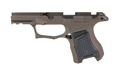 Sharps Bros., Gen 3 Grip Module, Fits Sig P365 Models with Manual Safety, Anodized Finish, Black, Bronze Grips