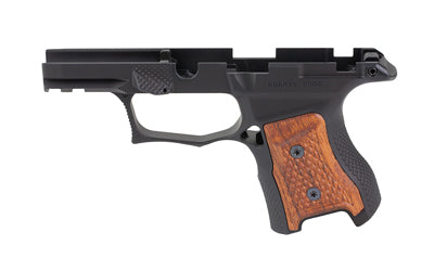 Sharps Bros., Gen 3 Grip Module, Fits Sig P365 Models with Manual Safety, Anodized Finish, Black Grips, Brazilian Cherry Grips