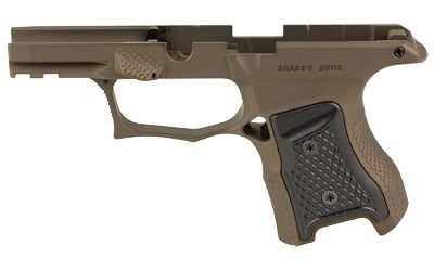 Sharps Bros., Gen 3 Grip Module, Fits Sig P365, Anodized Finish, Bronze, Black Grips