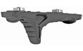 Strike Industries, Link Anchor Handstop, Black, Fits MLOK and Keymod