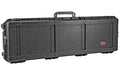 SKB Sports, 3I-Series, Single Rifle Case, With Foam, Polypropylene Copolymer Resin Construction, Black, 62.5"x20"x9.5", 35.51 lbs