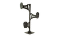 Skull Hooker, Short Trophy Tree, Powder Coat Finish, Black