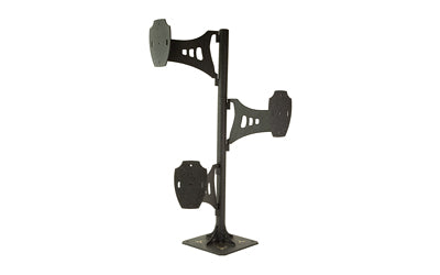 Skull Hooker, Short Trophy Tree, Powder Coat Finish, Black