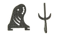 Skull Hooker, Arm and Prong for Trophy Tree, Black, Trophy Tree Not Included