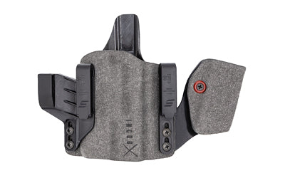 Safariland, INCOG-X, Joint Collaboration with Haley Strategic, Inside the Waistband Holster, Fits Sig Sauer P320 Carry/X-Carry/Compact/X-Compact/M17/M18 with Light, Integrated Magazine Caddy, Microfiber Suede Wrapped Boltaron Construction, Black, Right