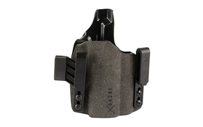 Safariland, INCOG-X, Joint Collaboration with Haley Strategic, Inside the Waistband Holster, Fits Staccato CS/C/P, Microfiber Suede Wrapped Boltaron Construction, Gray, Right Hand