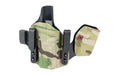 Safariland, INCOG-X, Joint Collaboration with Haley Strategic, Inside the Waistband Holster, Fits Glock 17/19, Integrated Magazine Caddy, Microfiber Suede Wrapped Boltaron Construction, Multicam, Right Hand