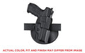 Safariland, Model 5198, Belt Holster, Fits Glock 17/22 4.5", 19/23 4", Right Hand, Plain Black