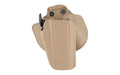 Safariland, 578 GLS, Pro-Fit, Wide Frame Holster, Right Hand, Flat Dark Earth, Long Slide, Paddle & Belt Loop Combo, SafariSeven Material