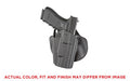 Safariland, 578 GLS, Pro-Fit, Wide Frame Holster, Right Hand, Plain Black, Standard (Similar to GL17/20/37), Slide Paddle & Belt Loop, SafariSeven Material