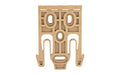 Safariland, Model 6004-19 Quick Locking System Holster Fork, Single Kit Only, Coyote Brown Finish