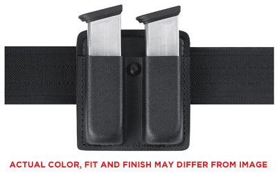 Safariland, Model 73 Open Top Double Magazine Pouch, For 2.25" Duty Belts, Fits Glock 17, Hardshell STX, STX Tactical Black Finish