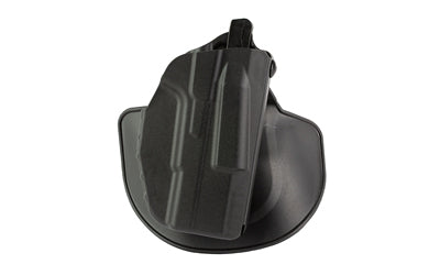 Safariland, 7378 7TS, ALS, Automatic Locking System, Outside the Waistband Paddle/Belt Loop Holster Combo, Fits Glock 43/43X/43X MOS/and Springfield Hellcat, Plain Finish, Black, Right Hand