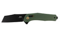 SOG Knives & Tools, Diverge XR, Folding Knife, 3" Sheepsfoot Straight Edge, Aluminum Handle, Forest Green, PVD Finish, D2 Construction
