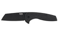 SOG Knives & Tools, Aegis FLK 2.0, Folding Knife, 3.2" Wharncliffe Blade, 8" Overall Length, 8Cr13MoV Stainless Blade Steel, Straight Edge, PVD Finish, Black, Black 410 Stainless Steel Handle, Kick Opener, Frame Lock