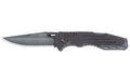 SOG Knives & Tools, Fusion, Folding Knife, 3.625" Clip Point Straight Edge, Black G10 Handle, 8Cr13MoV Steel, Hardcased Finish, Black