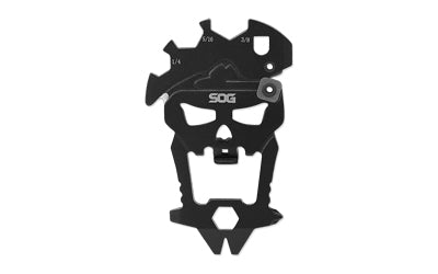 SOG Knives & Tools, MACV, 2.5" 12 in 1 Tool, 420 Stainless Steel, Hardcased Black Finish, Black