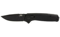 SOG Knives & Tools, Terminus XR, 2.95" Folding Knife, Clip Point Straight Edge, G10 Handle, D2 Steel, Black