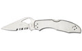 Spyderco, Byrd, Meadowlark 2, 2.93" Folding Knife, Silver Color