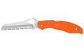 Spyderco, Byrd, Cara Cara 2 Rescue, 3.91" Folding Knife, Lightweight, Orange