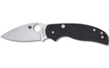 Spyderco, Sage 6, Folding Knife, 3" Drop Point Blade, 7.13" Overall Length, CPM S30V Blade Steel, Plain Edge, Satin Finish, Silver, Black Carbon Fiber/G-10 Laminate Handle, Button Release Compression Lock