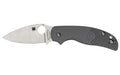 Spyderco, Sage 5 Lightweight, Folding Knife, Plain Edge, Gray FRN Handle, Satin Finish, Silver, 3" Blade Length, Maxamet Steel