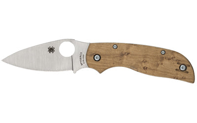 Spyderco, Chaparral SlipIt, Folding Knife, 2.77" Drop Point Blade, CTS XHP Blade Steel, 6.33" Overall Length, SlipIt Lock, Satin Finish, Silver Blade, Maple Handle