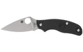 Spyderco, Metropolitan Lightweight, Folding Knife, 2.68" Drop Point Blade, 6.31" Overall Length, M398 Blade Steel, Plain Edge, Satin Finish, Silver, Black FRN Handle, Slipit Lock