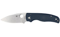 Spyderco, Shaman, Folding Knife, 3.58" Drop Point Blade, CPM SPY27 Blade Steel, 8.31" Overall Length, Compression Lock, Satin Finish, Silver, Blue G-10 Handle