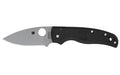 Spyderco, Shaman Lightweight, Folding Knife, 3.58" Drop Point Blade, 8.25" Overall Length, CTSBD1N Blade Steel, Plain Edge, Satin Finish, Silver, Black FRN Handle, Compression Lock