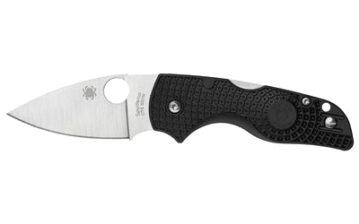 Spyderco, Lil Native Lightweight, Folding Knife, Plain Edge, Black FRN Handle, Satin Finish, Silver, 2.43" Blade Length, CTS BD1N Steel