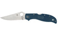 Spyderco, Stretch 2 XL, Folding Knife, 3.99" Drop Point Blade, K390 Blade Steel, 8.90" Overall Length, Back Lock, Satin Finish, Silver Blade, Blue FRN Handle
